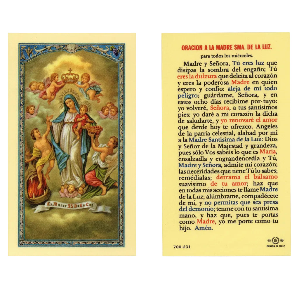 ORACIÓN A LA MADRE SANTÍSIMA