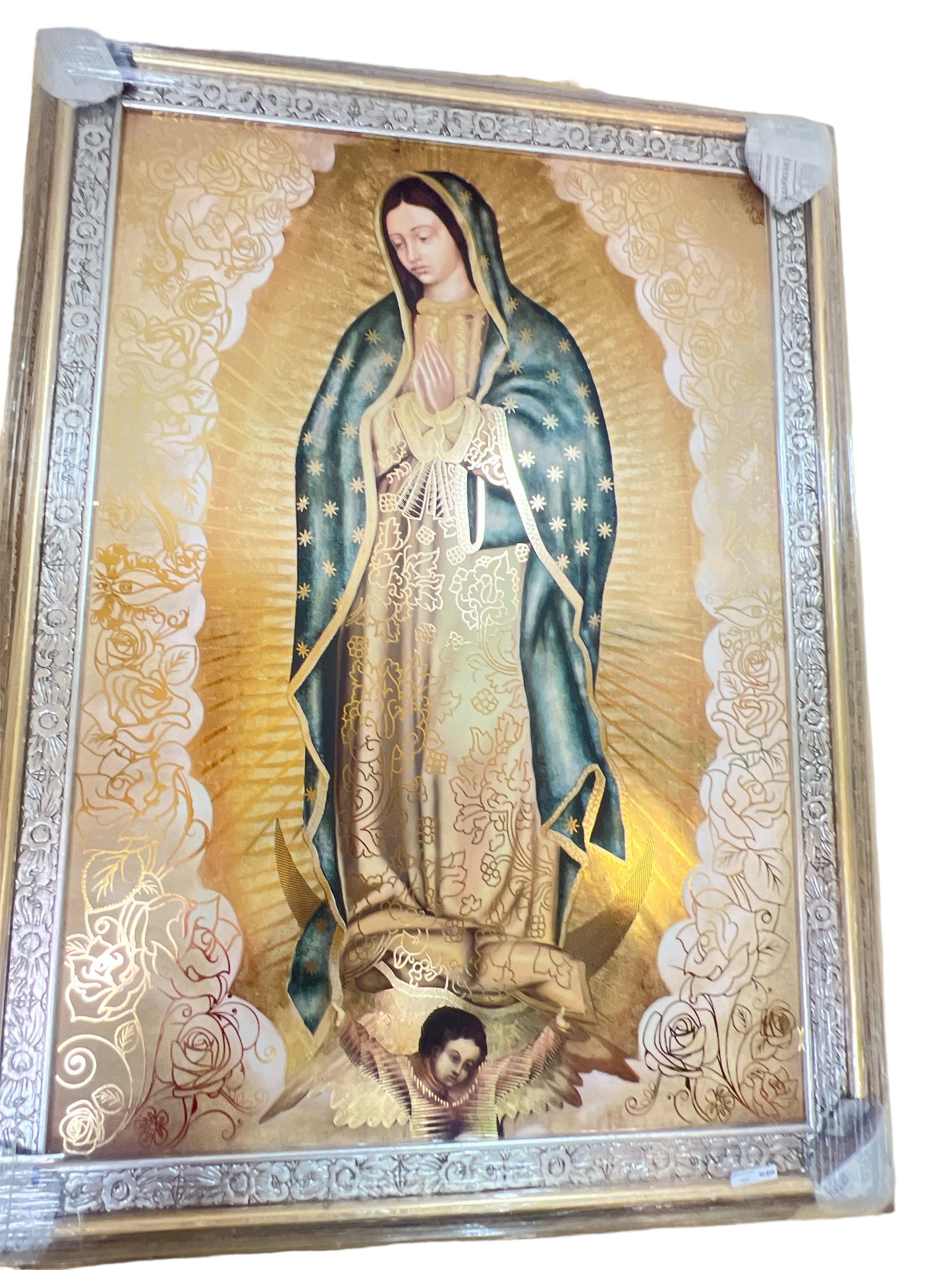 CUADRO EN HOJA DE ORO / FRAME ON GOLD LEAF