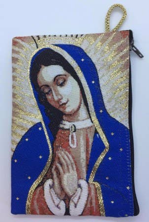 ROSARY POUCH: OUR LADY OF GUADALUPE (SM)