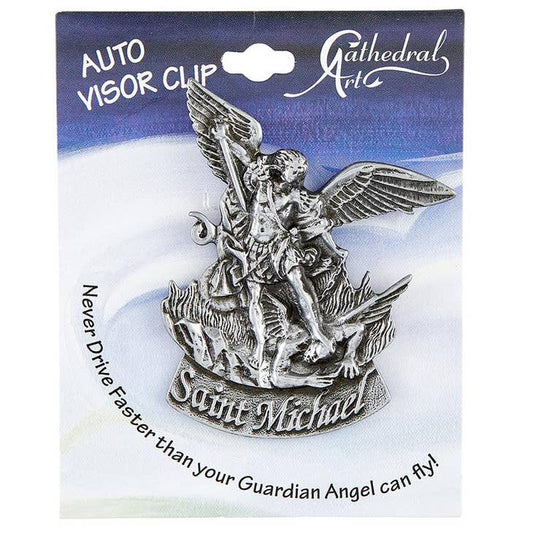 SAINT MICHAEL VISOR CLIP