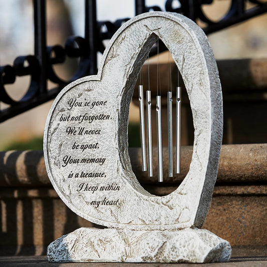 TIMBRE DE PIEDRA DEL JARDÍN CORAZÓN