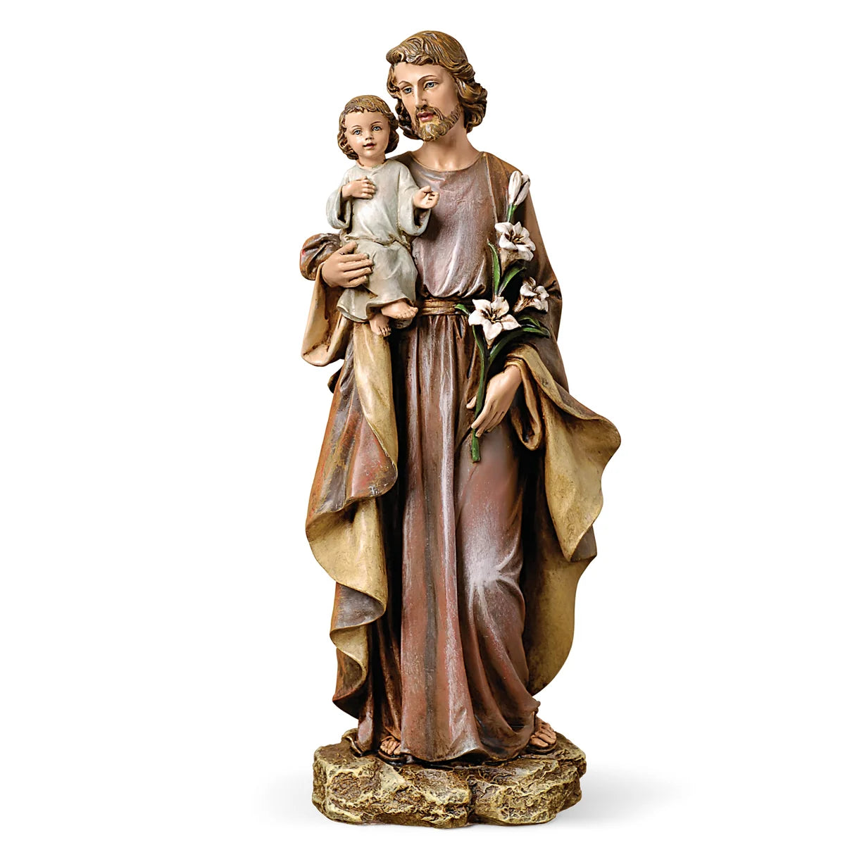 10"H St. Joseph And Child Jesus Figure Renaissance Collection