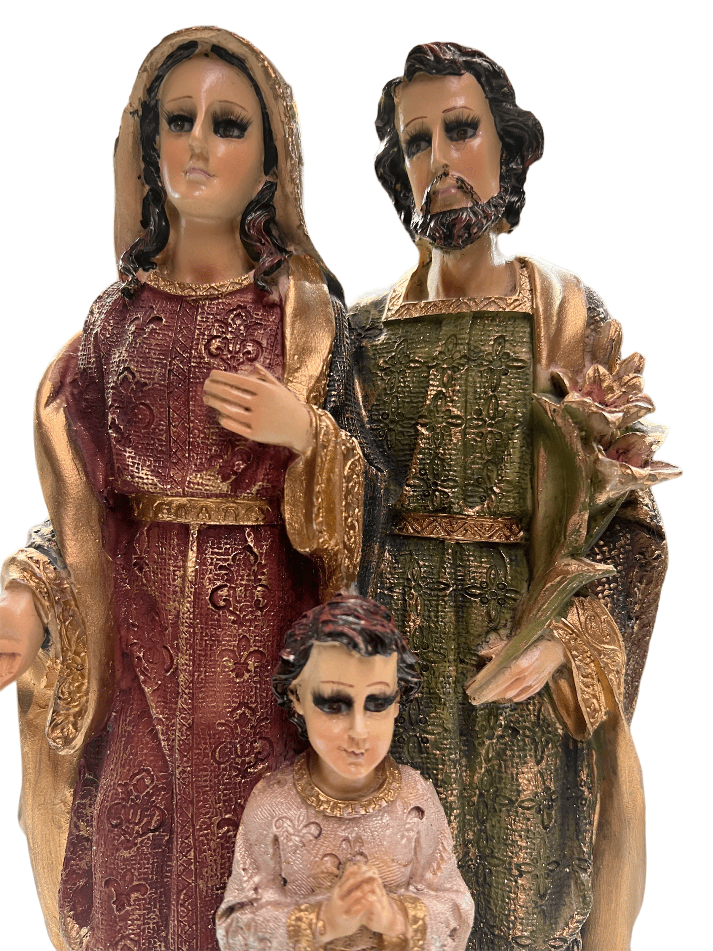 12" HOLY FAMILY STATUE - Tiendita San Juditas 10"-12" Tiendita San Juditas