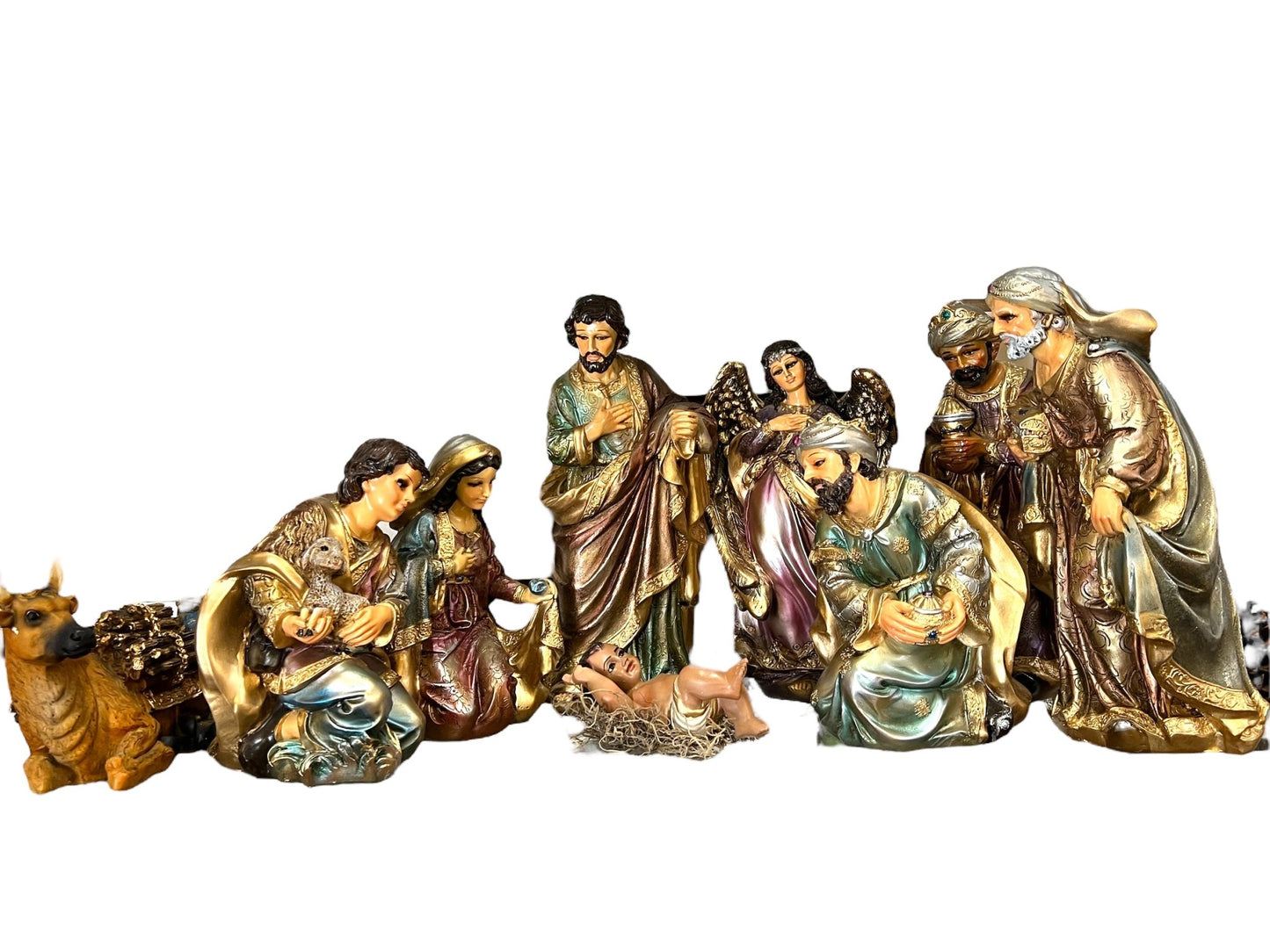 12" NACIMIENTO / NATIVITY SET - Tiendita San Juditas 12"-14" Tiendita San Juditas