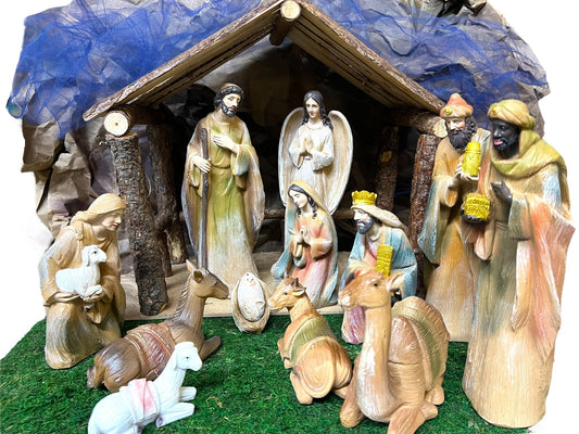 12-PC NATIVITY SET - Tiendita San Juditas 12"-14" Tiendita San Juditas