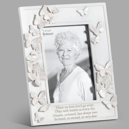 IN LOVING MEMORY BUTTERFLY MEMORIAL PICTURE FRAME