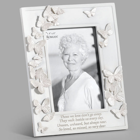 IN LOVING MEMORY BUTTERFLY MEMORIAL PICTURE FRAME