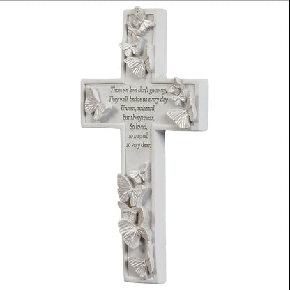 BUTTERFLY MEMORIAL WALL CROSS