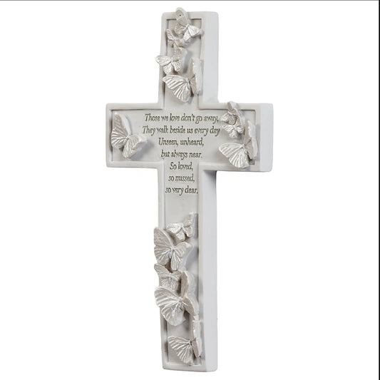 BUTTERFLY MEMORIAL WALL CROSS