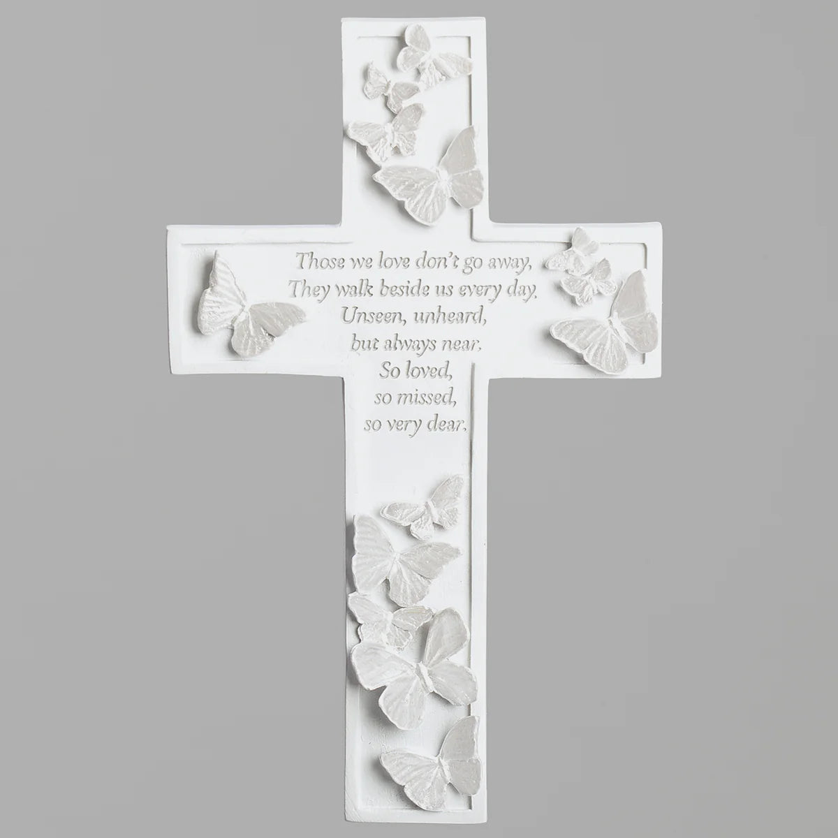 BUTTERFLY MEMORIAL WALL CROSS