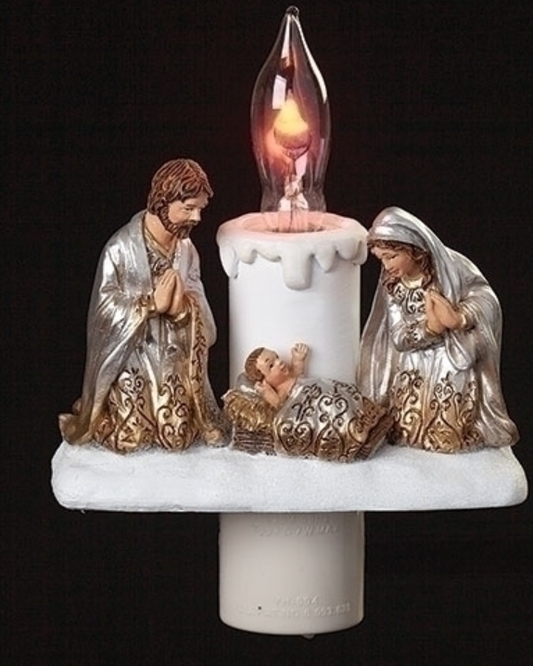 NIGHT LIGHT HOLY FAMILY CHRISTMAS