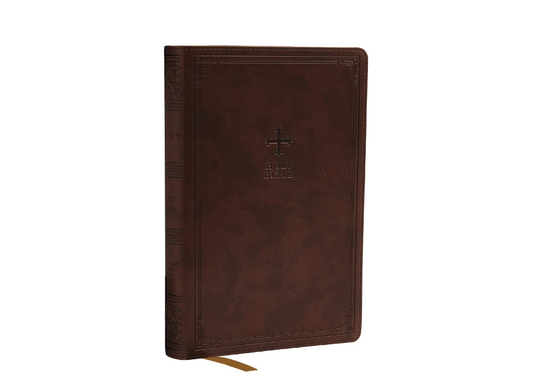 NRSV CATHOLIC BIBLE GIFT EDITION COMFORT PRINT, BROWN