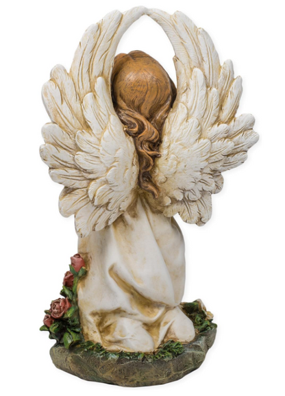 KNEELING ANGEL GARDEN STATUE | ANGEL ARRODILLADO PARA JARDIN