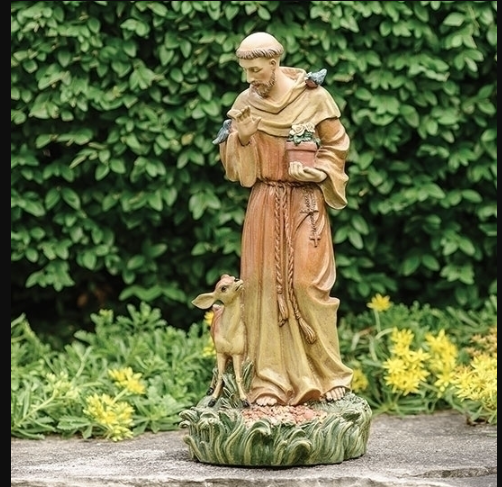 ST. FRANCIS BIRDFEEDER STATUE