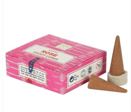 SATYA ROSE DHOOP INCENSE CONE