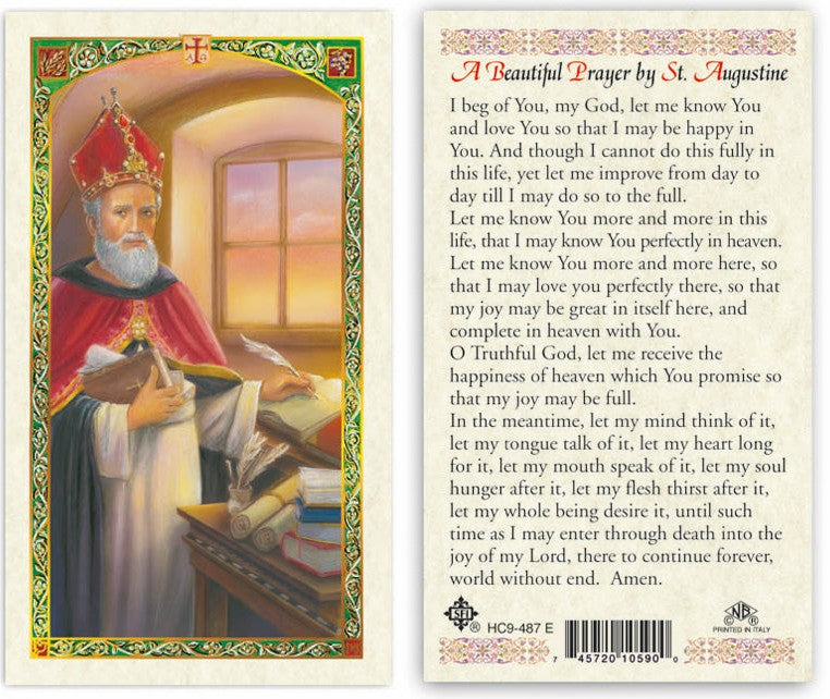 A BEAUTIFUL PRAYER BY ST. AUGUSTINE