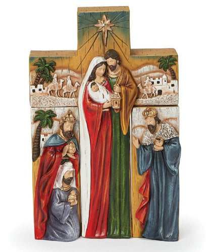 NATIVITY CROSS BLOCKS - 3PC SET