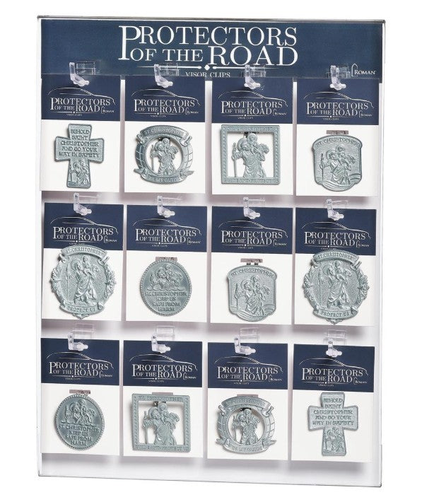 St. Christopher Visor Clip: Protectors Of The Road