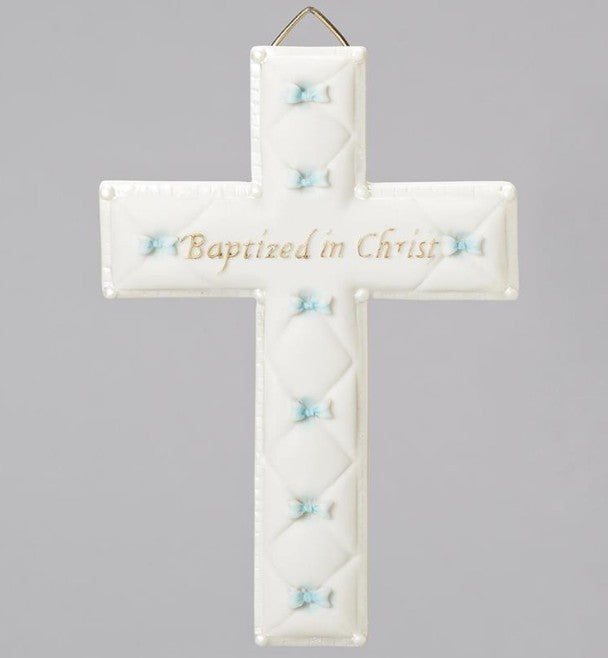 Baptism Boy Wall Cross
