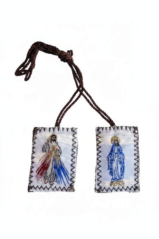 ESCAPULARIO: NUESTRA SEÑORA DE GUADALUPE Y LA DIVINA MISERICORDIA