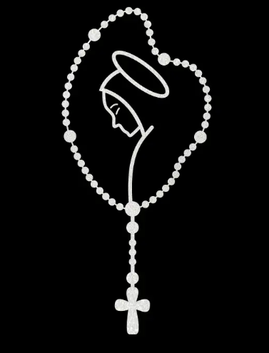 OUR LADY OF THE ROSARY CREATIVE CAR DECALS CAR STICKER