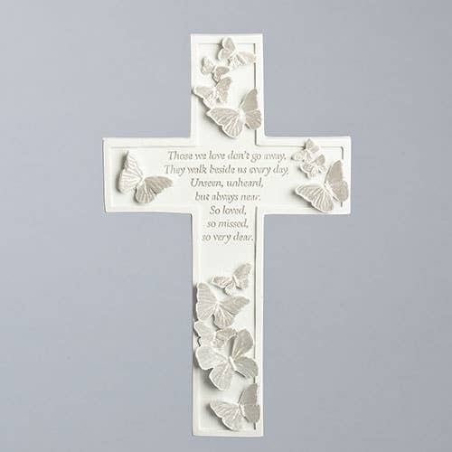 BUTTERFLY MEMORIAL WALL CROSS