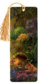 3D LENTICULAR BOOKMARK: LIONS IN EDEN