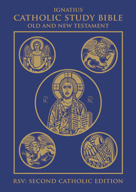 Biblia de estudio católica de Ignacio (antiguo y nuevo testamento) - Encuadernación en cuero