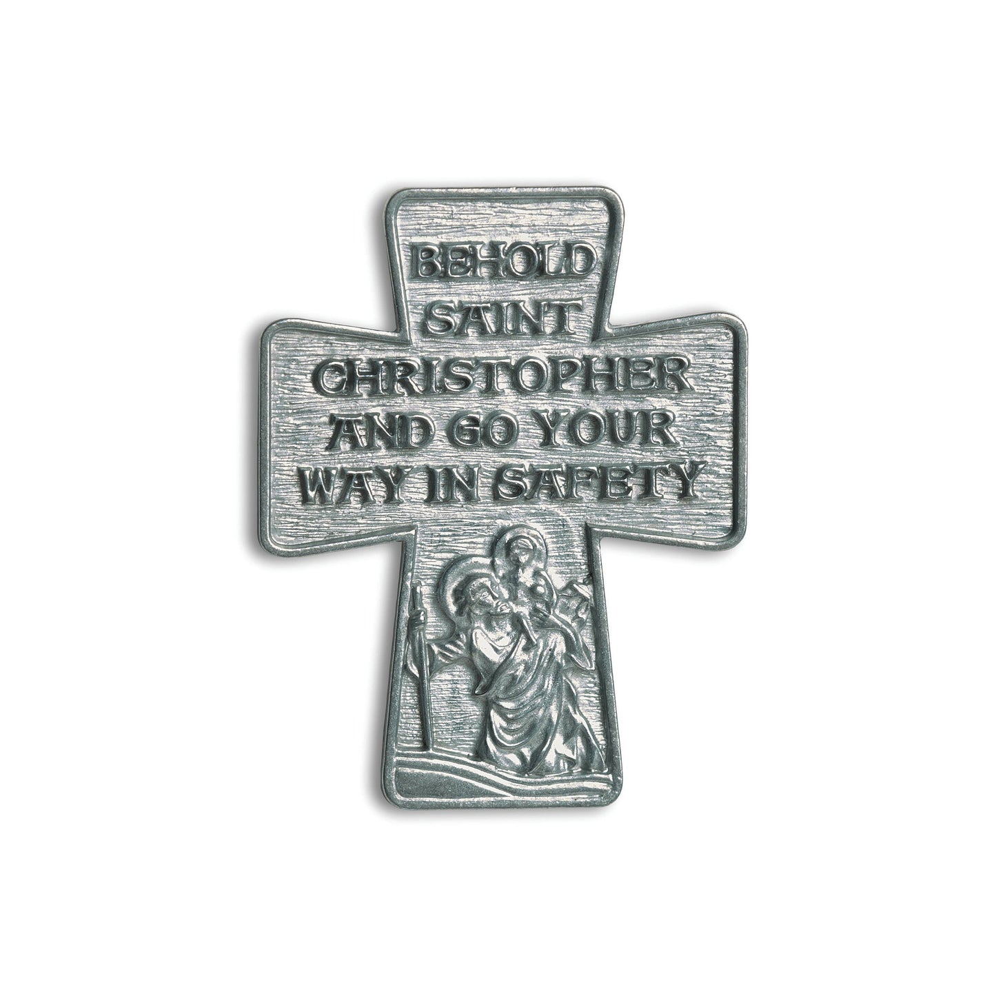 ST. CHRISOTPHER VISOR CLIP: PROTECTORS OF THE ROAD