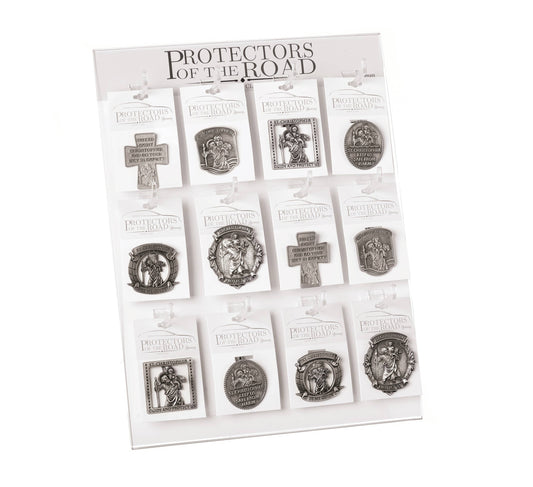 ST. CHRISOTPHER VISOR CLIP: PROTECTORS OF THE ROAD