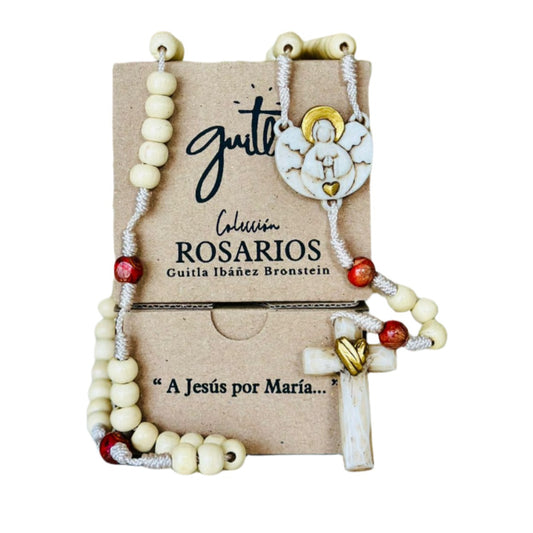 ANGEL OF LOVE ROSARY -IVORY