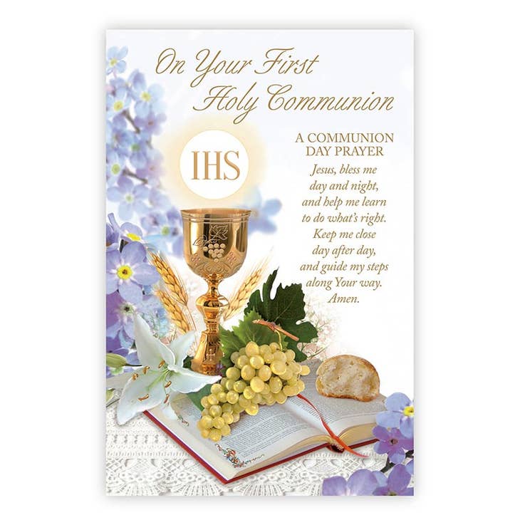 ON YOUR FIRST HOLY COMMUNION