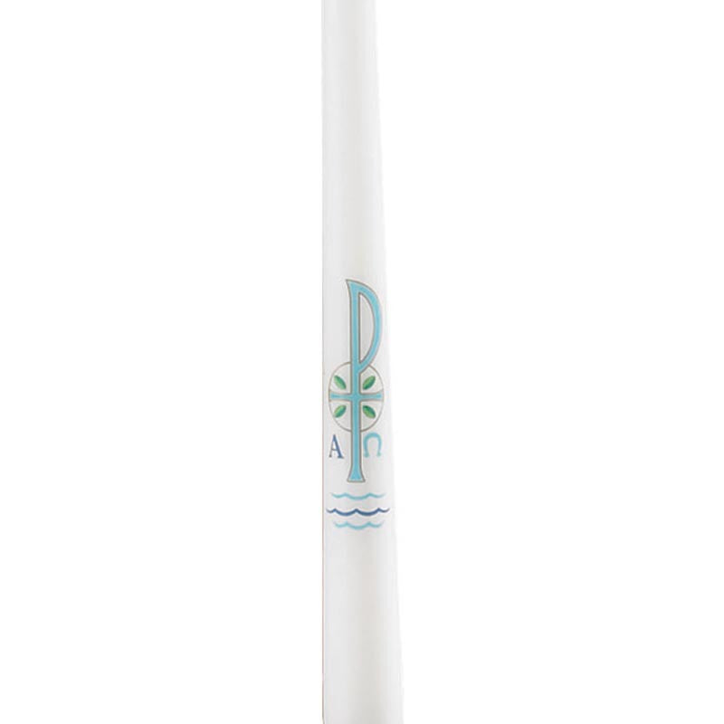 CHI RO BAPTISMAL CANDLE