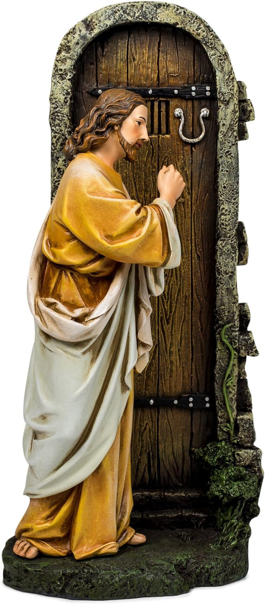 JESUS KNOCKING AT DOOR FIGURE 11.75"