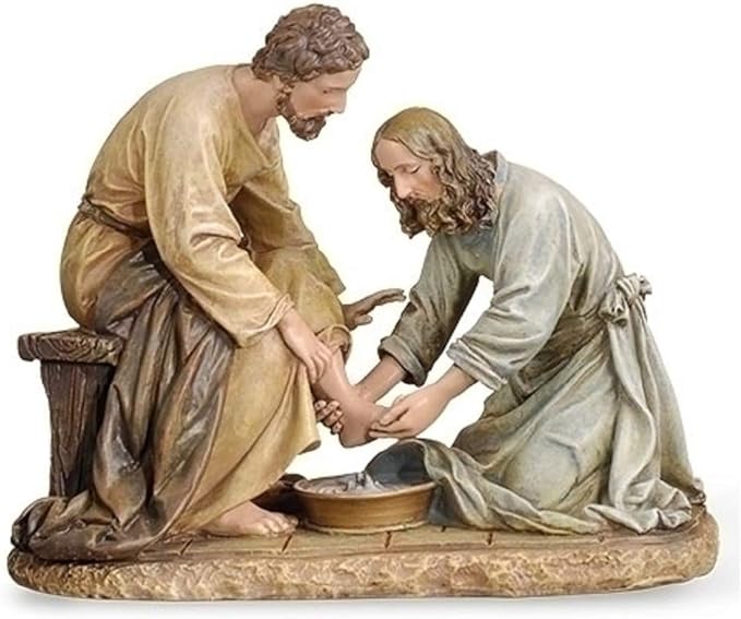 JESUS WASHING FEET BY ROMAN