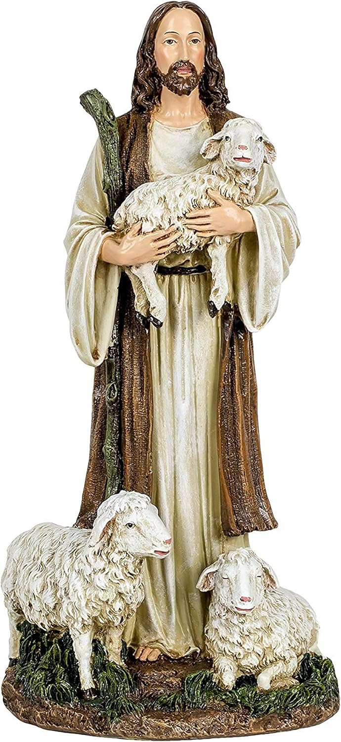 JESUS GOOD SHEPHERD STATUE -RENAISSANCE COLLECTION