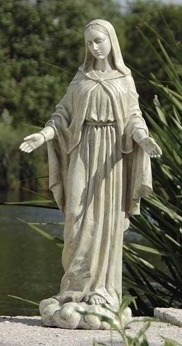 ESTATUA DEL JARDÍN DE NUESTRA SEÑORA DE GRACIA | NUESTRA SEÑORA DE LA GRACIA PARA JARDÍN (MEDALLA MILAGROSA) 