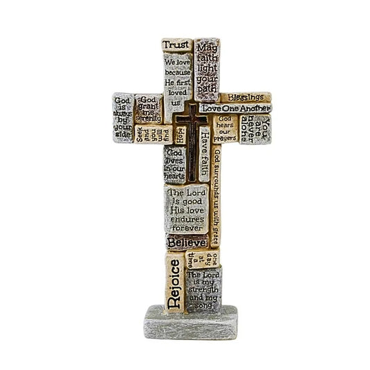 4.25" CROSSWORD KEEPSAKE CROSS