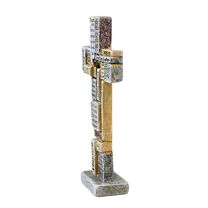 4.25" CROSSWORD KEEPSAKE CROSS
