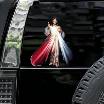 DIVINE MERCY FAITH INSPIRED CAR DECAL