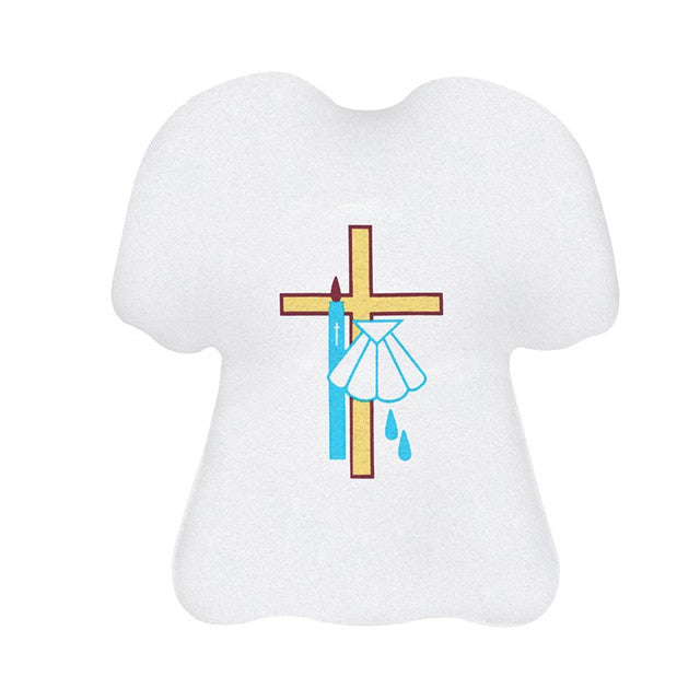 CROSS AND SHELL BAPTISMAL GARMENT