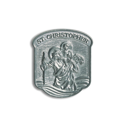 ST. CHRISOTPHER VISOR CLIP: PROTECTORS OF THE ROAD