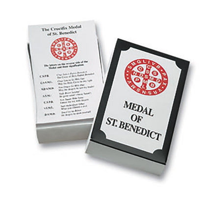 TWO-TONE ST. BENEDICT CRUCIFIX PENDANT