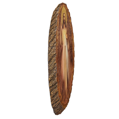 DIVINE MERCY OVAL WALL PLAQUE