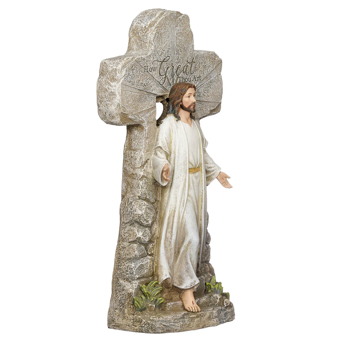 JESUS RISING TOMB STATUE