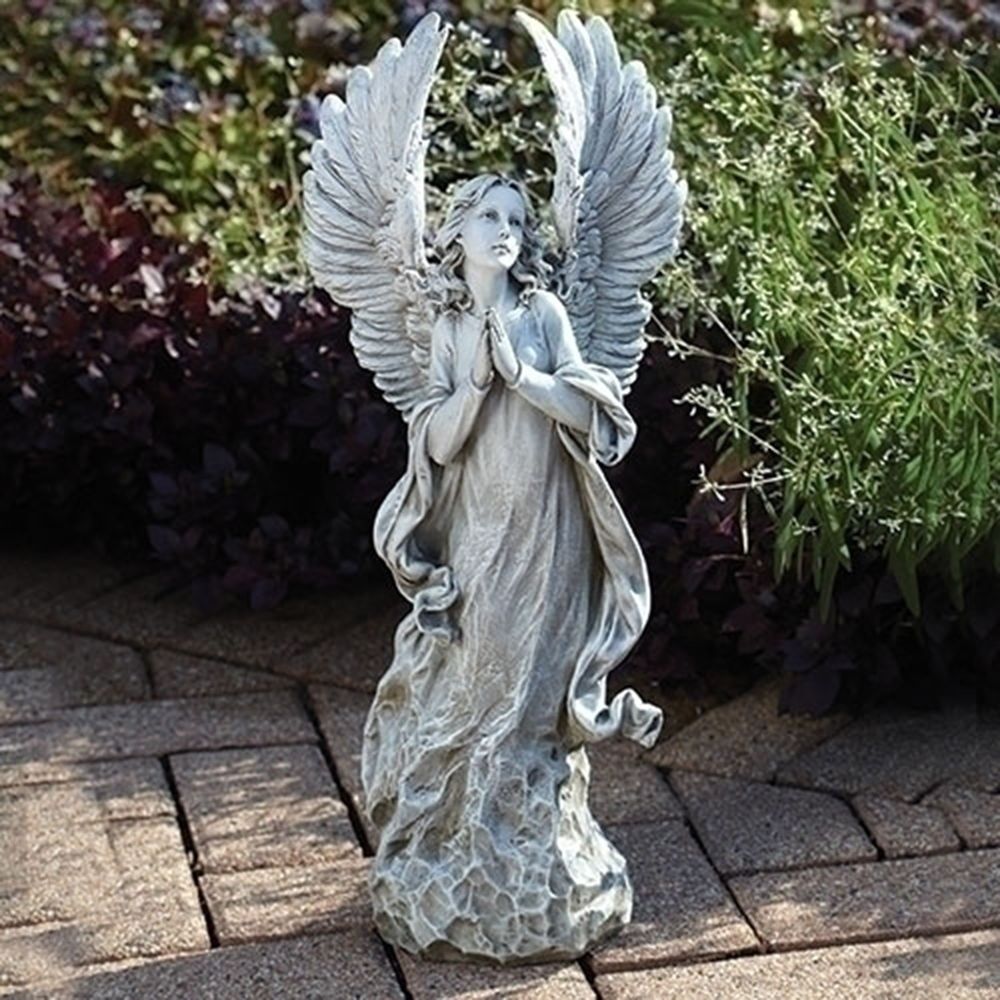 PRAYING ANGEL GARDEN STATUE | ANGEL ORANDO PARA JARDIN