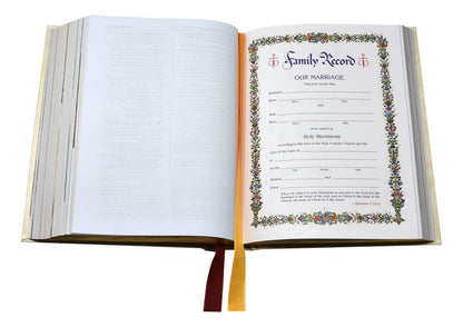 NEW CATHOLIC BIBLE FAMILY EDITION -IVORY