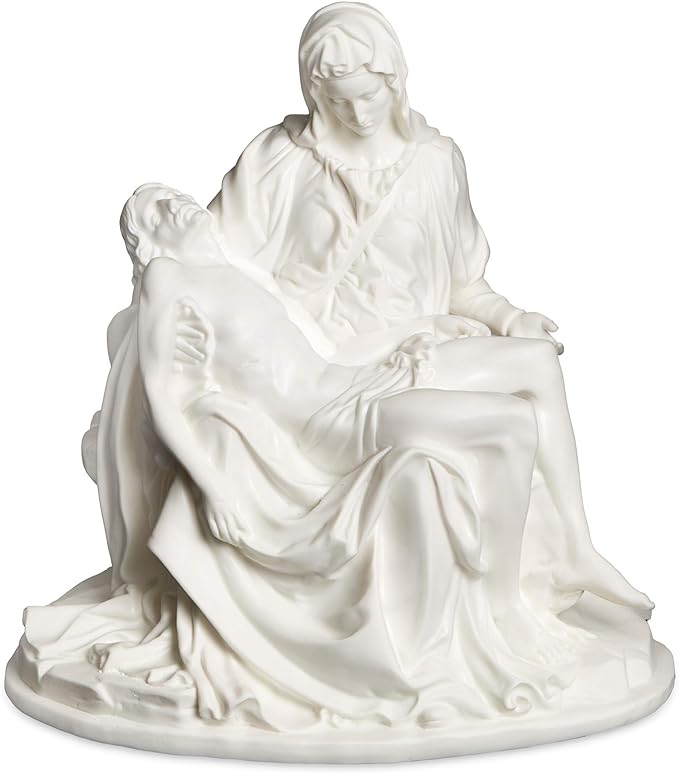 8" WHITE PIETA FIGURE RENAISSANCE COLLECTION