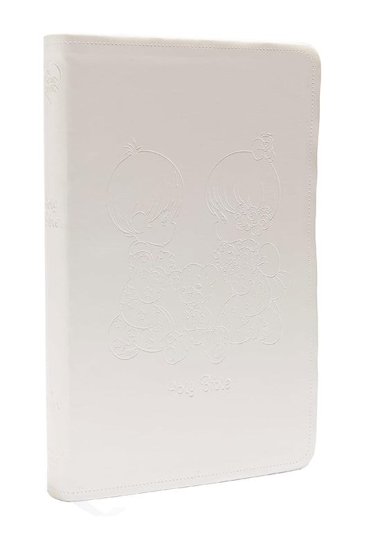NRSV CATHOLIC PRECIOUS MOMENTS WHITE LEATHERSOFT