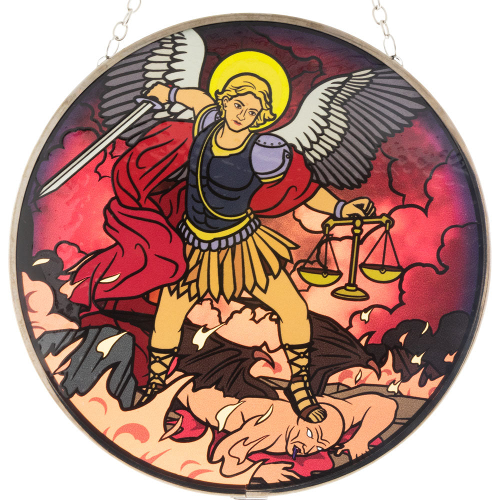 ST. MICHAEL ARCHANGEL SUNCATCHER | ATRAPASOL DE SAN MIGUEL ARCANGEL